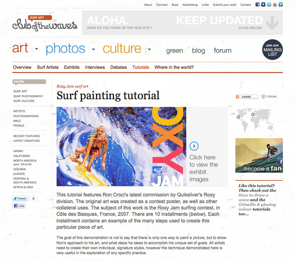 Club Of The Waves - Feature