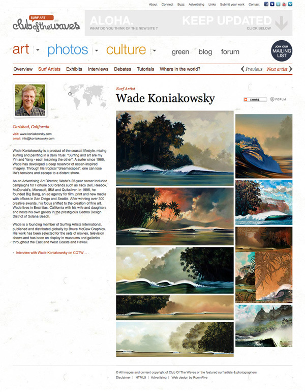 Club Of The Waves - Artist Profile