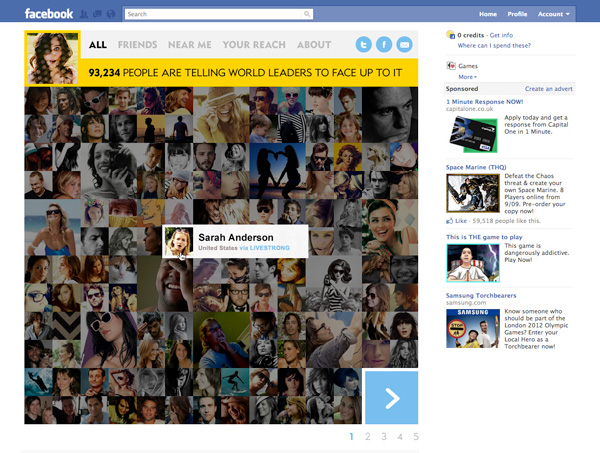 Face Up To It - Facebook App (rollover to see details)