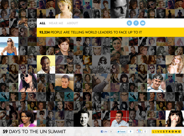 Face Up To It - Website (explore the visual petition)