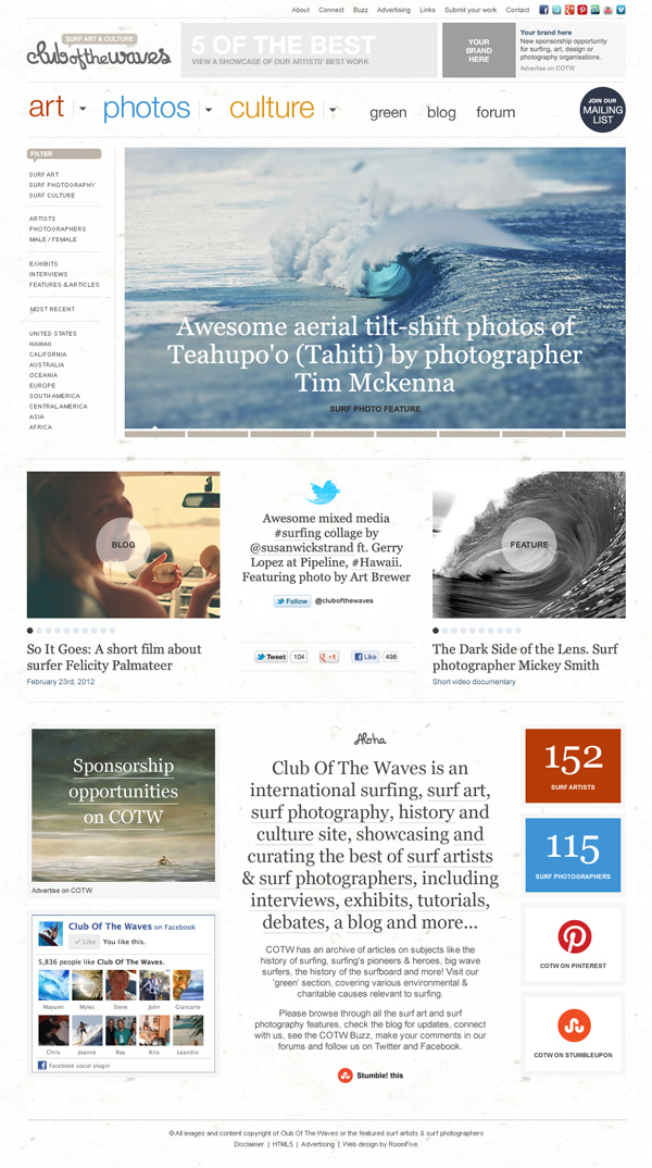 COTW home page