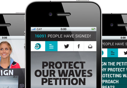 SAS Protect Our Waves Petition
